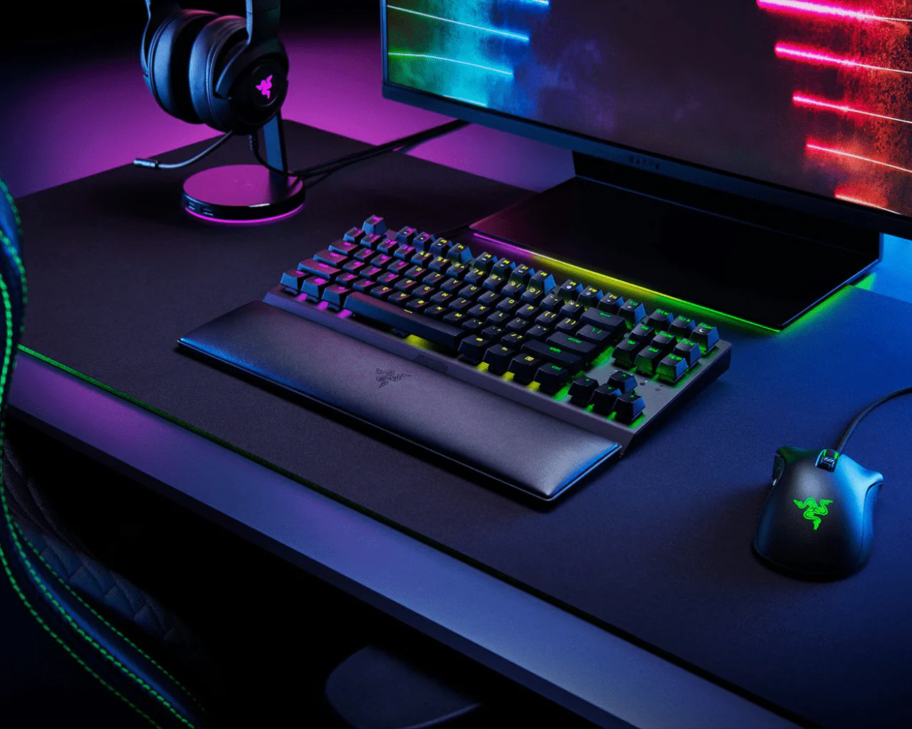Razer Ergonomic Wrist Rest Keyboard Accessory - Image 5
