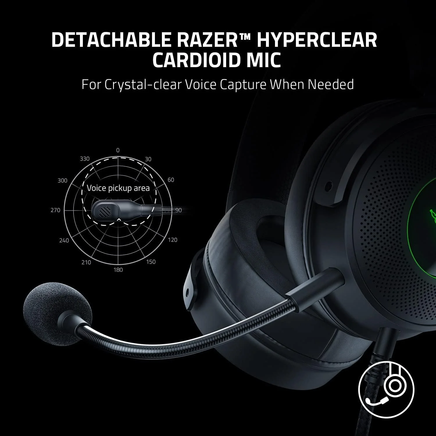 Razer Kraken V3 Wired USB Headphones - Image 7