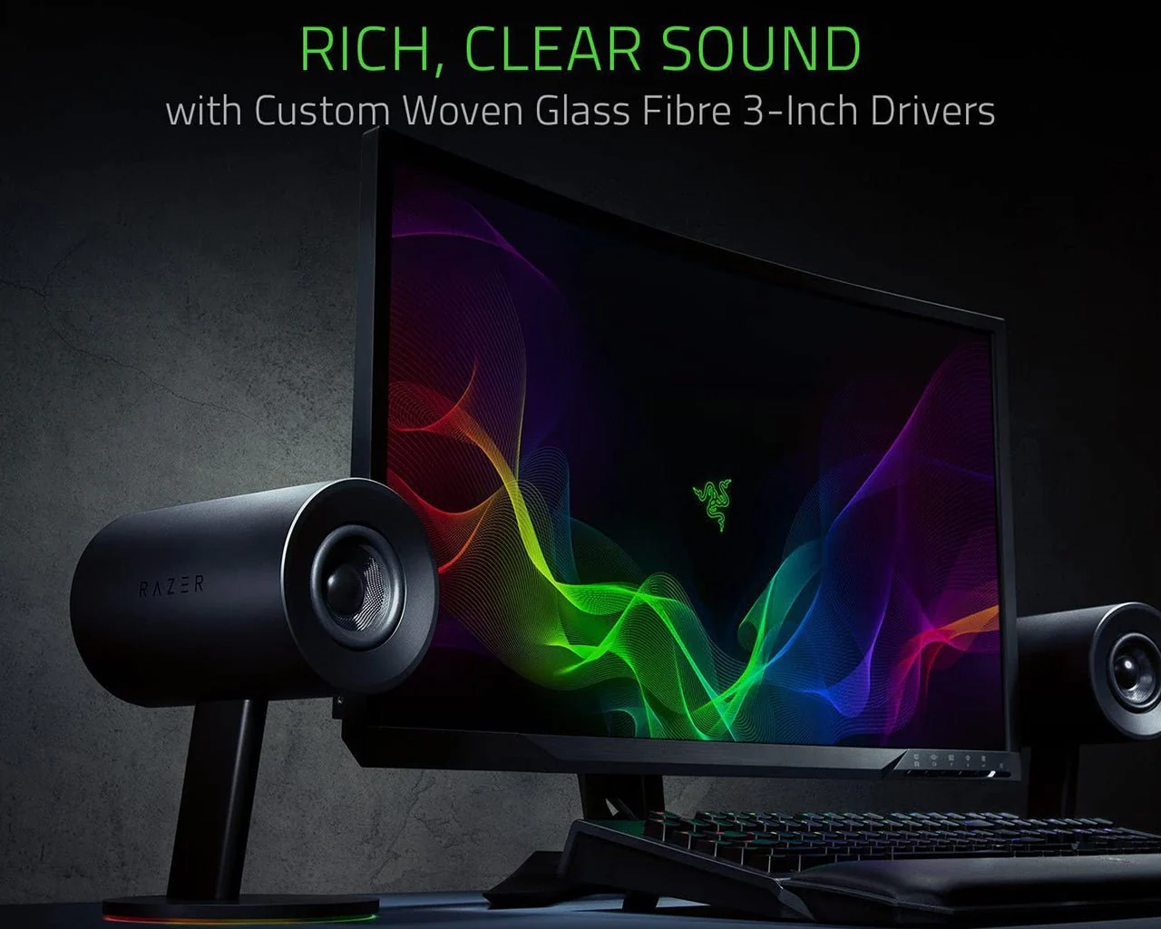 Razer Nommo Chroma 2.0 PC Gaming Speakers - Image 3