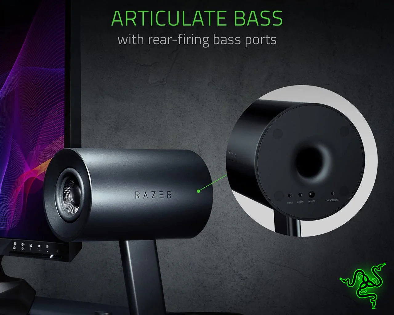 Razer Nommo Chroma 2.0 PC Gaming Speakers - Image 4