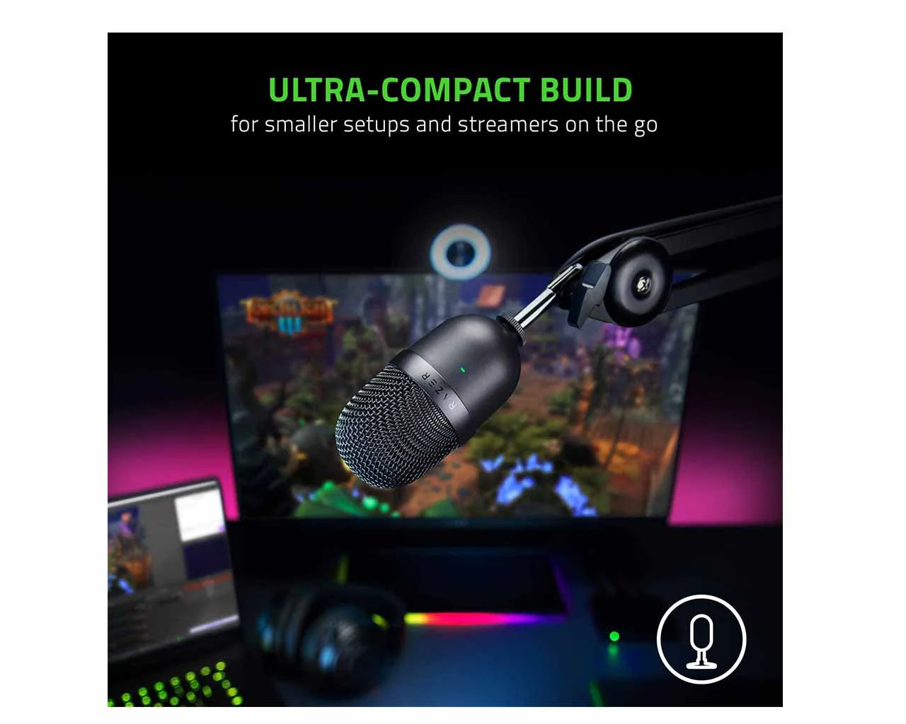 Razer Seiren Mini USB Streaming Microphone - Image 3