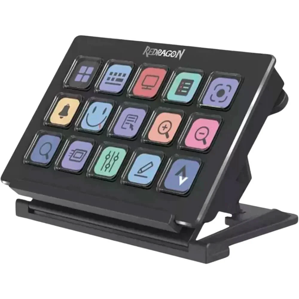 Redragon SS-550 Scream Craft 15 Customizable LCD Keys