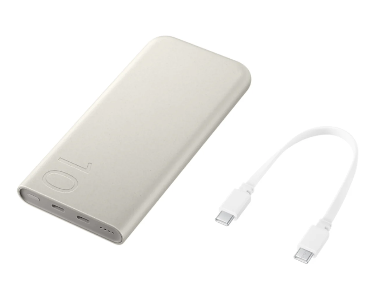 Samsung 10000 mAh Dual Port Power Bank 25W Beige - Image 4