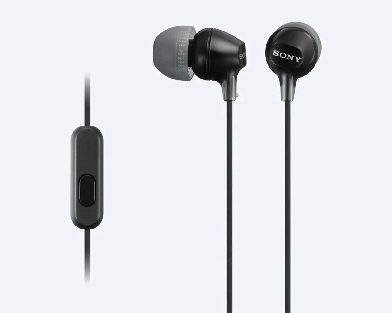Sony In-ear Headphones with Mic  MDR-EX15AP Black