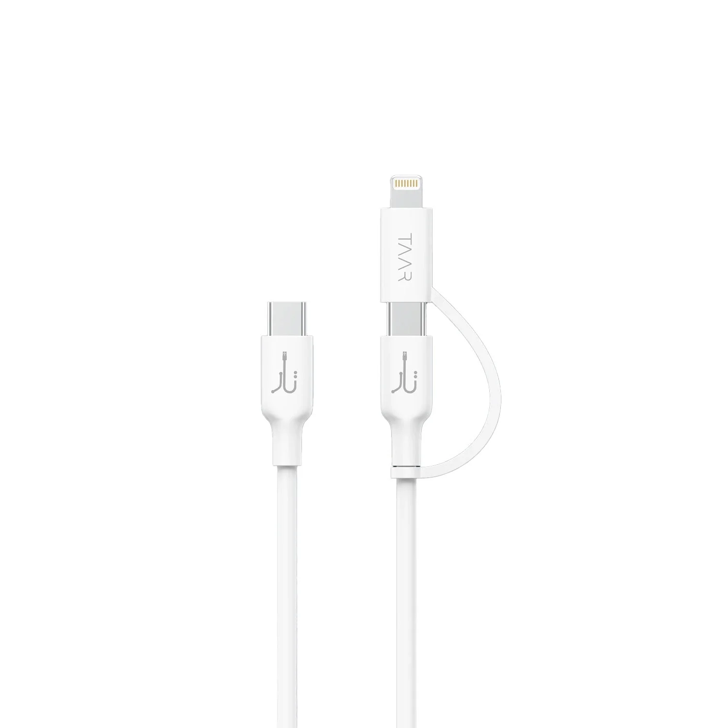 Taar FusionCord 2 in 1 1 M White - Image 2