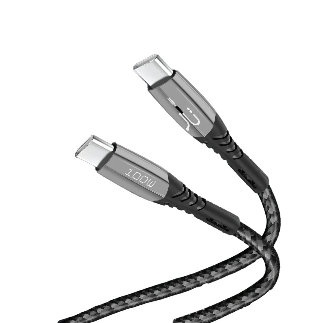 Taar Power Link II Type C to C Cable Braided 1M 100W Black