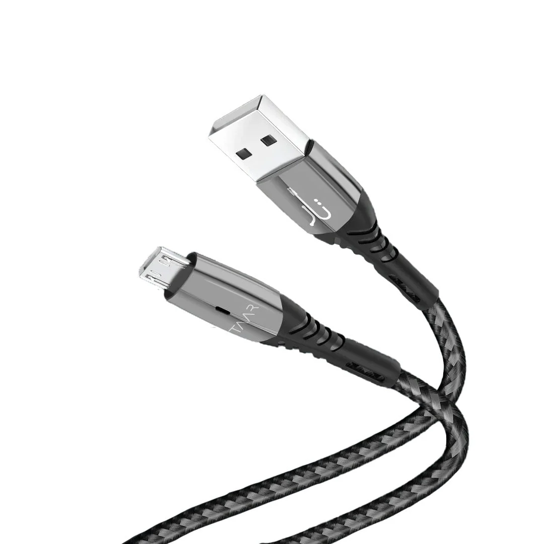Taar Power Link II USB to Micro Cable Braided 1M 4A Black