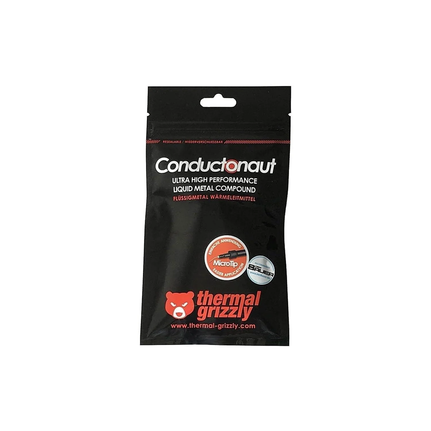 Thermal Grizzly Conductonaut Liquid Metal Compound Thermal Paste 1g - Image 3