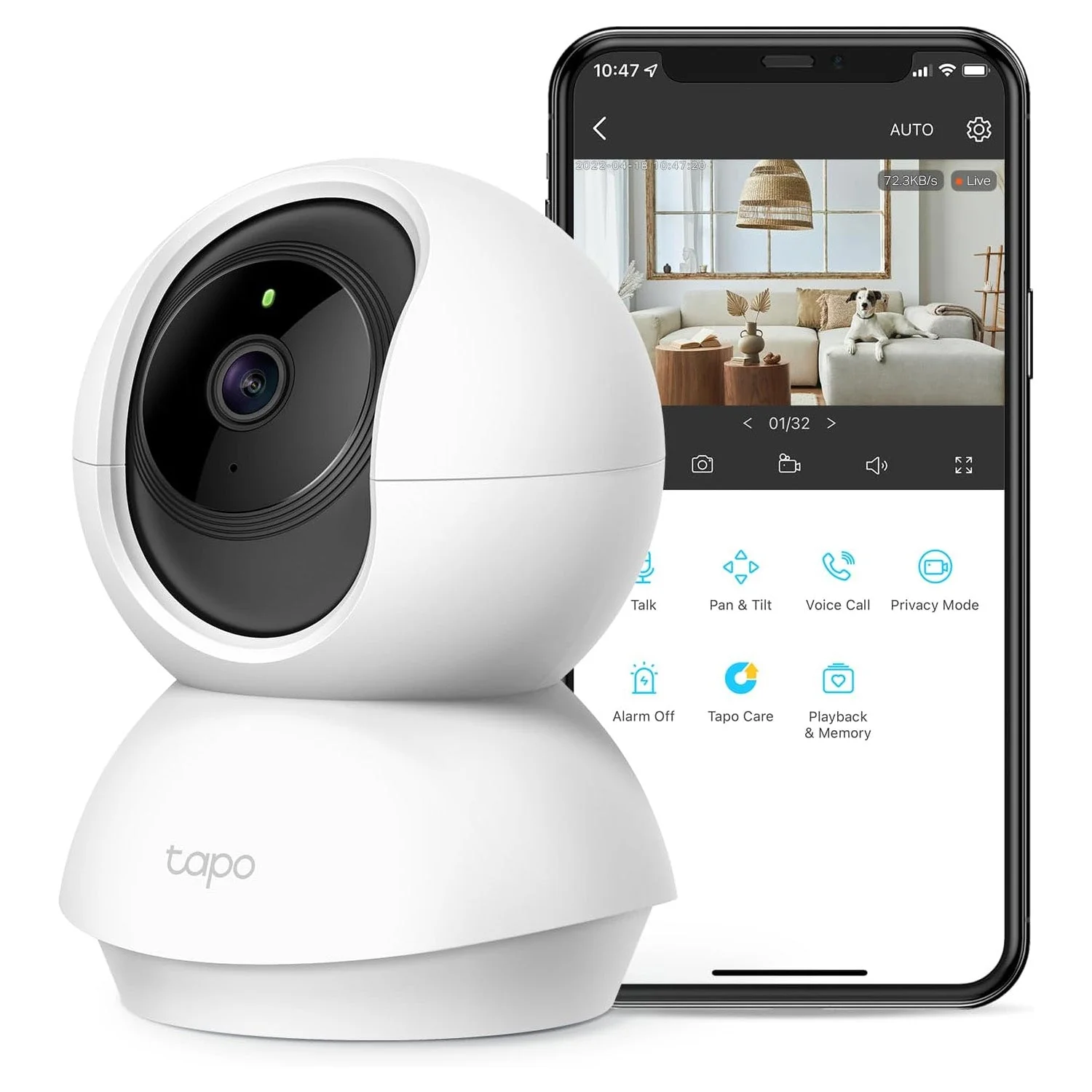 Tp Link Tapo C210 Pan/Tilt Home Security Wi-Fi Camera - Image 3