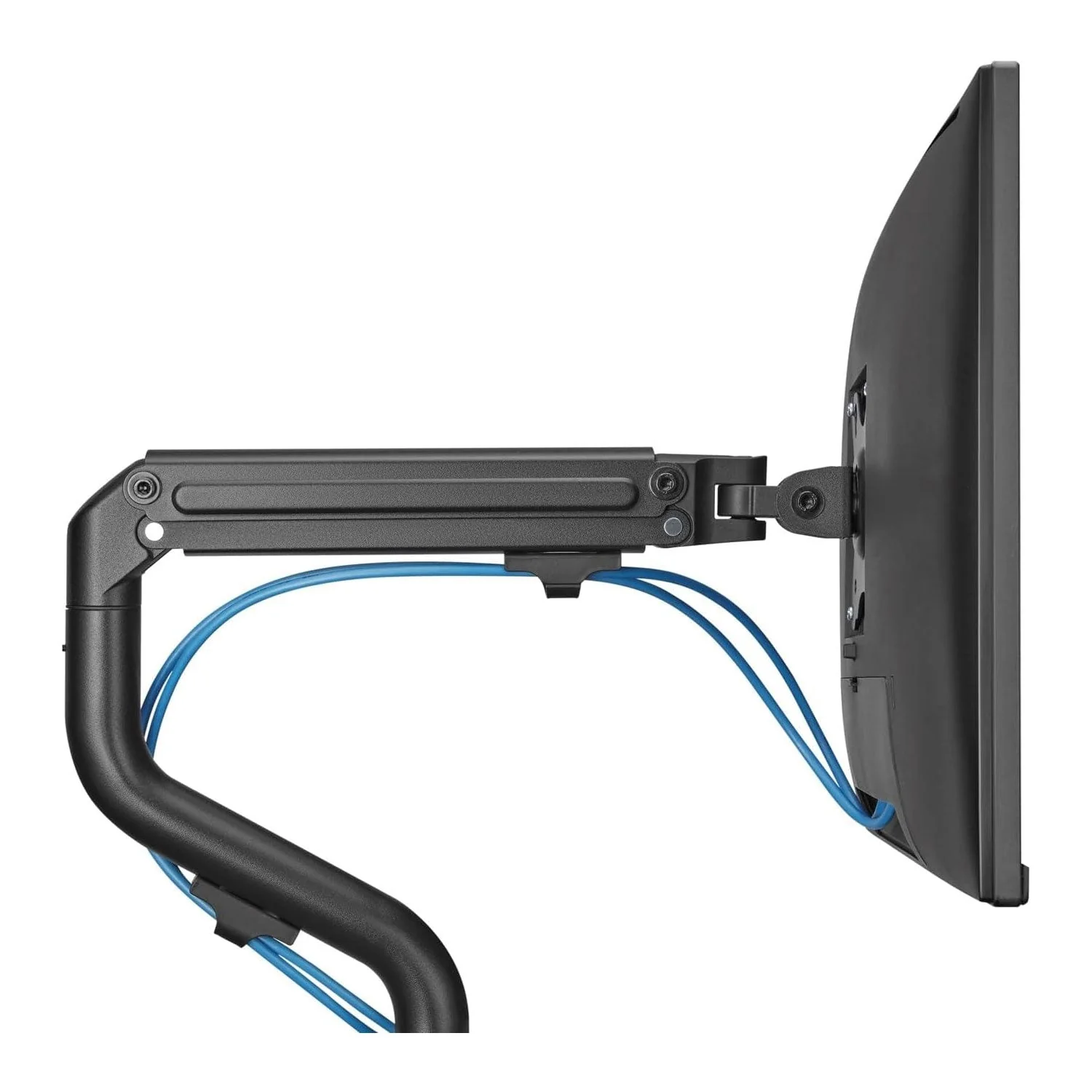 Twisted Minds Dual Monitor Pipe Shaped Monitor Arm Black - Image 4