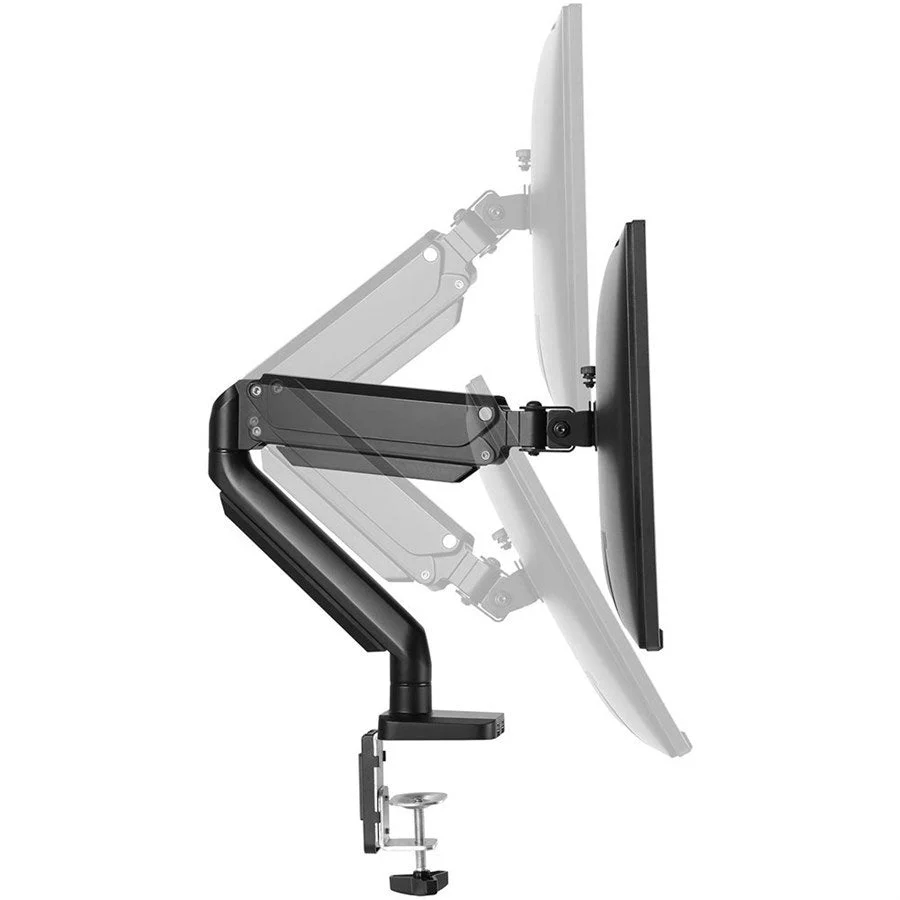 Twisted Minds Single Monitor Aluminum Slim Pole Monitor Arm Black - Image 3