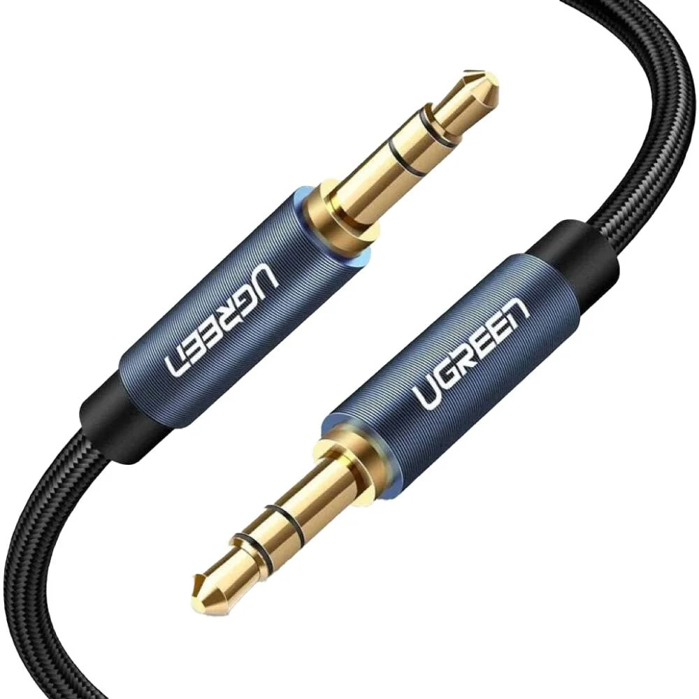 UGREEN AV112 3.5mm Male to 3.5mm Male Cable Gold Plated Braided - Image 2