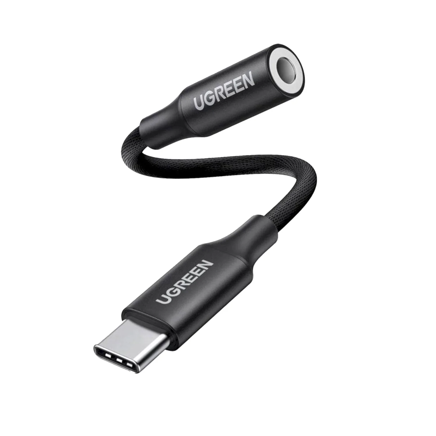 UGREEN AV161 Type C Male to 3.5mm Female Braided DAC Cable - Image 2