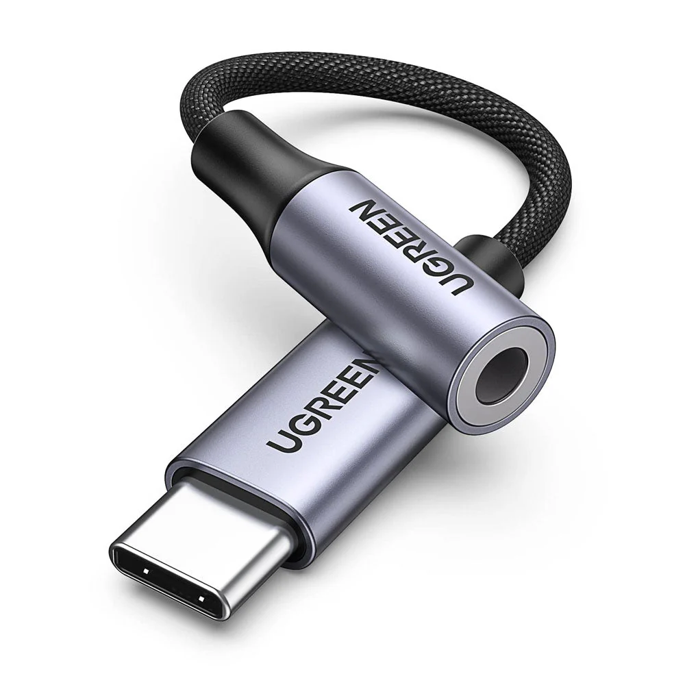 UGREEN AV161 Type C Male to 3.5mm Female Braided DAC Cable - Image 3