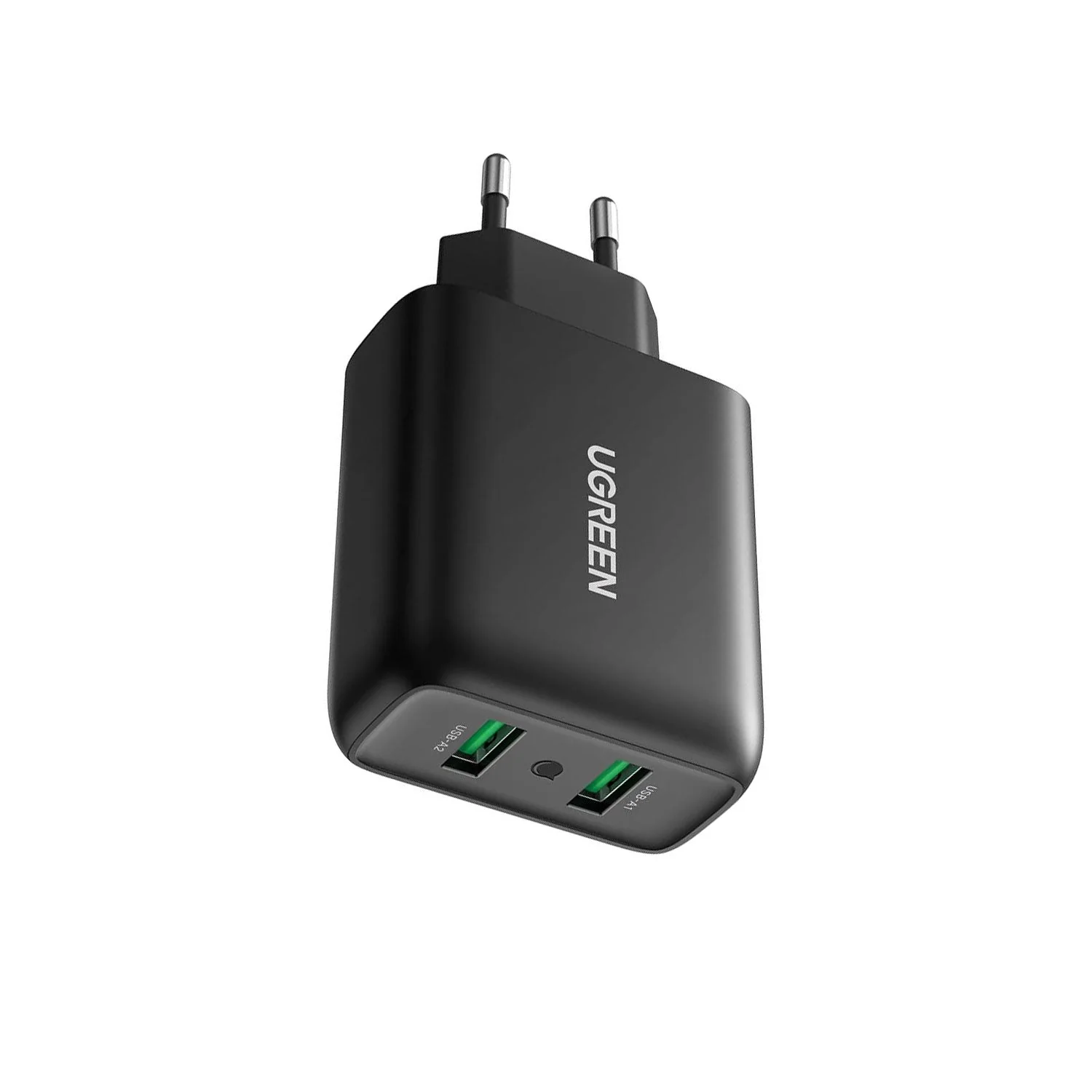 UGREEN CD161 Dual USB Fast Charger 36W Black - Image 2