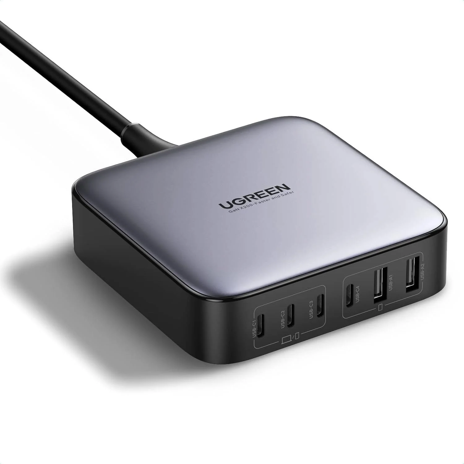 UGREEN CD271 200W 4C+2U GAN Charger 40905