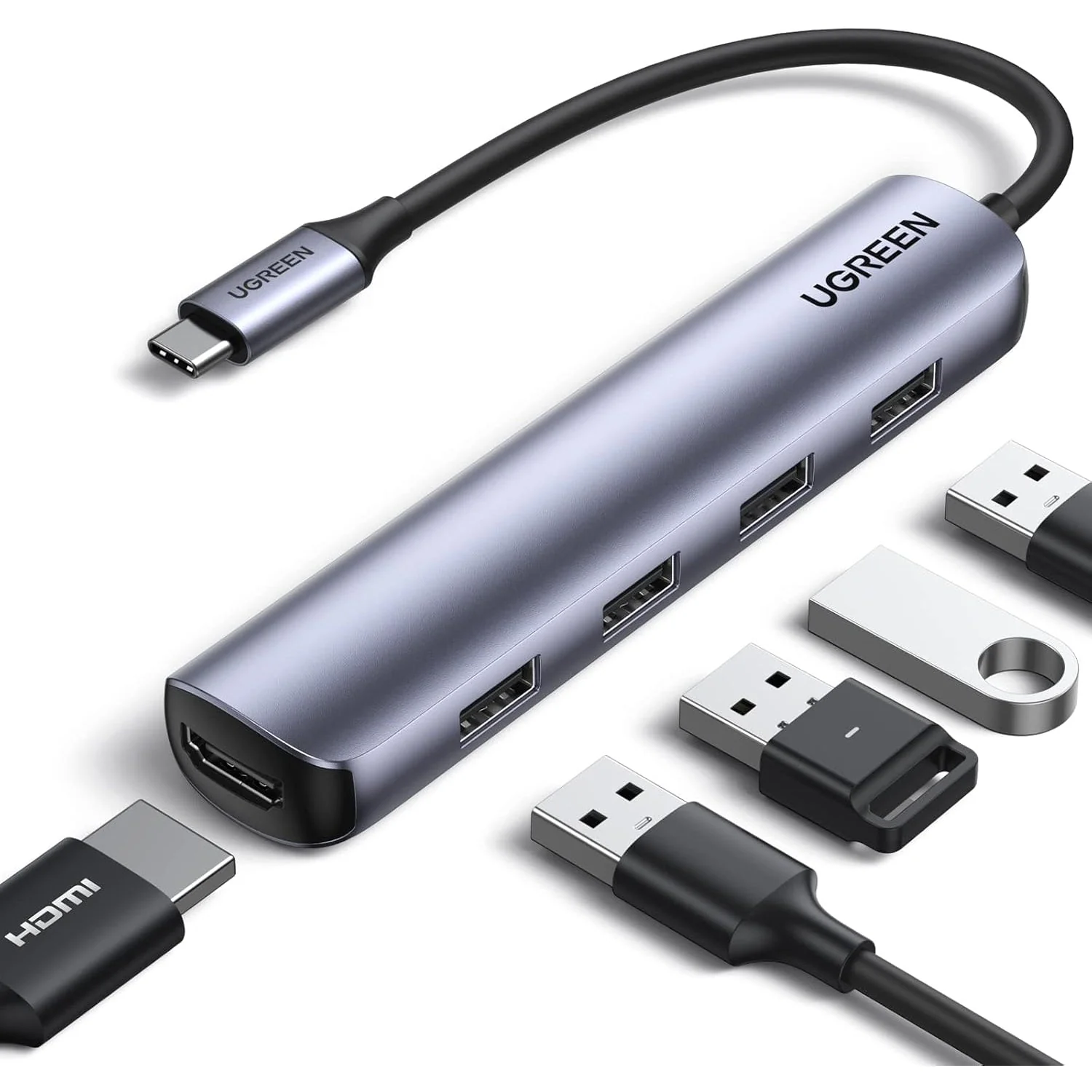 UGREEN CM417 5 in 1  Type C  Multifunction Adapter  20197
