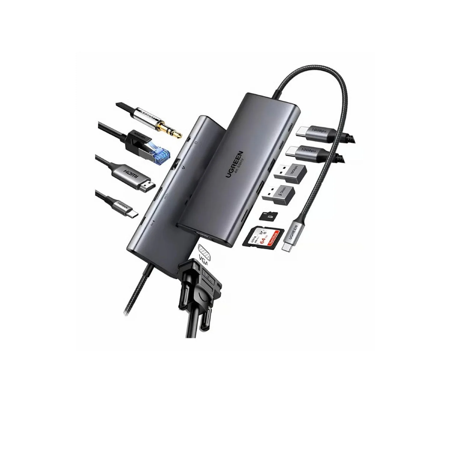 UGREEN CM639 Revodok 11 in 1 Type C Hub 45520