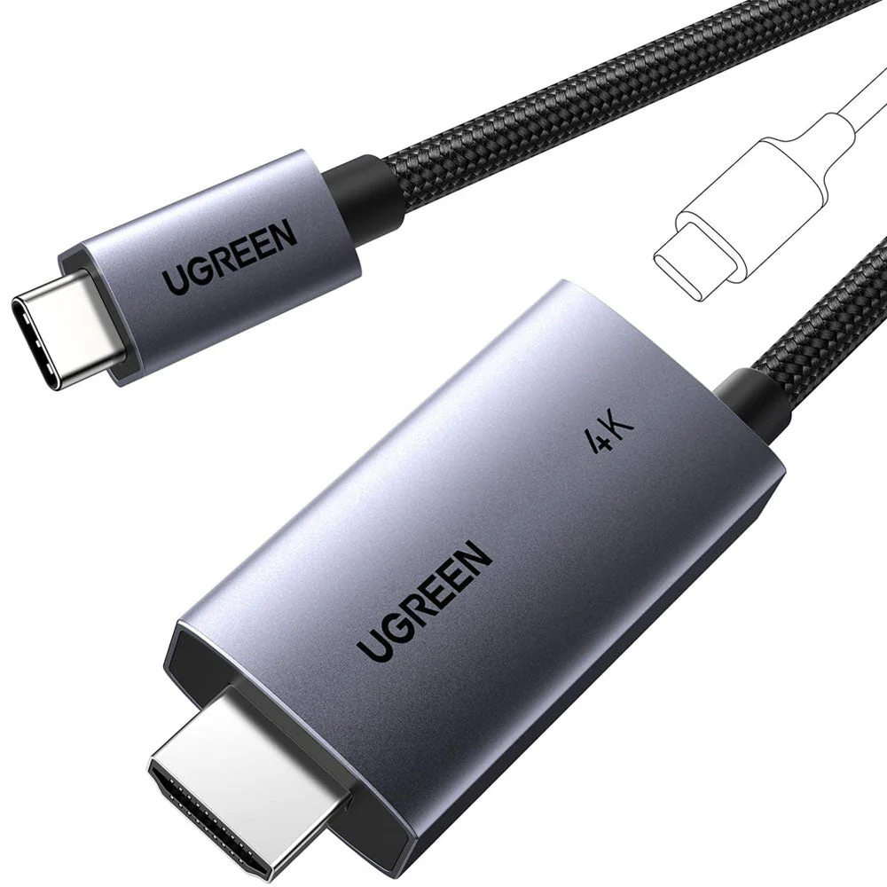 UGREEN CM675 Type C to HDMI Cable 4K - Image 2
