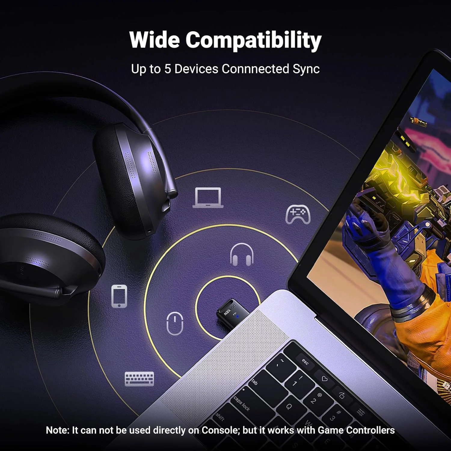 UGREEN CM748 Bluetooth 5.4 Adapter - Image 2