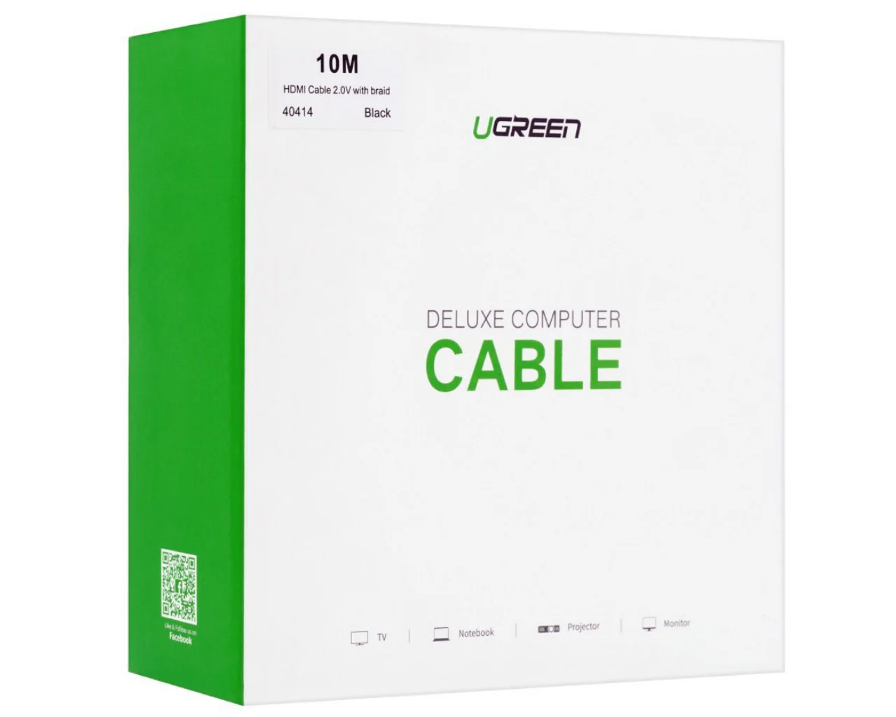 UGREEN HDMI Cable Round Braided 10M 40414 - Image 3