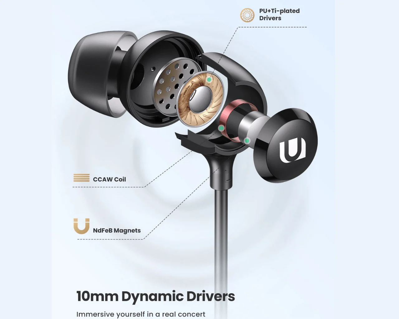 UGREEN Lightning Earbuds for iPhone 80655 - Image 3