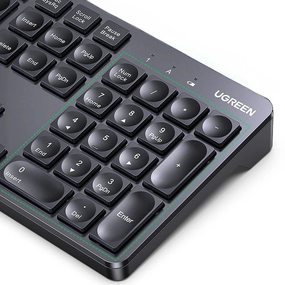 UGREEN KU004 Wireless Keyboard With Battery 35735 - Image 2