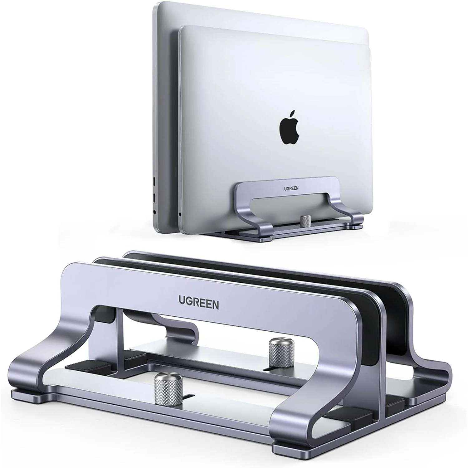 UGREEN LP258 Vertical Laptop Stand Dual Slot 60643 - Image 2