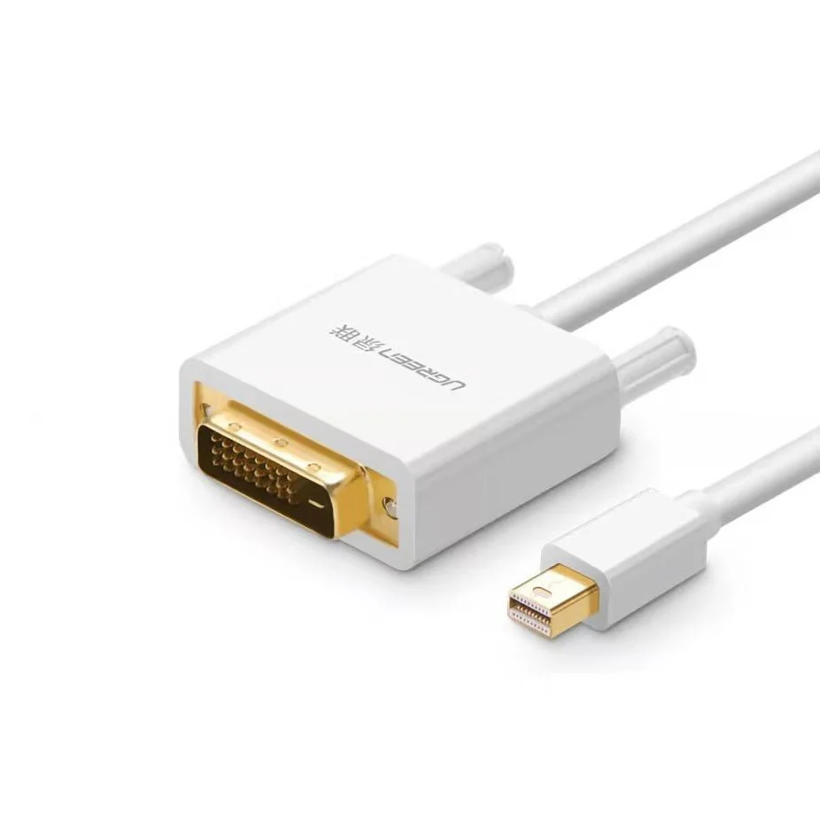 UGREEN MD102 Mini DisplayPort to DVI Cable 2M White 10405