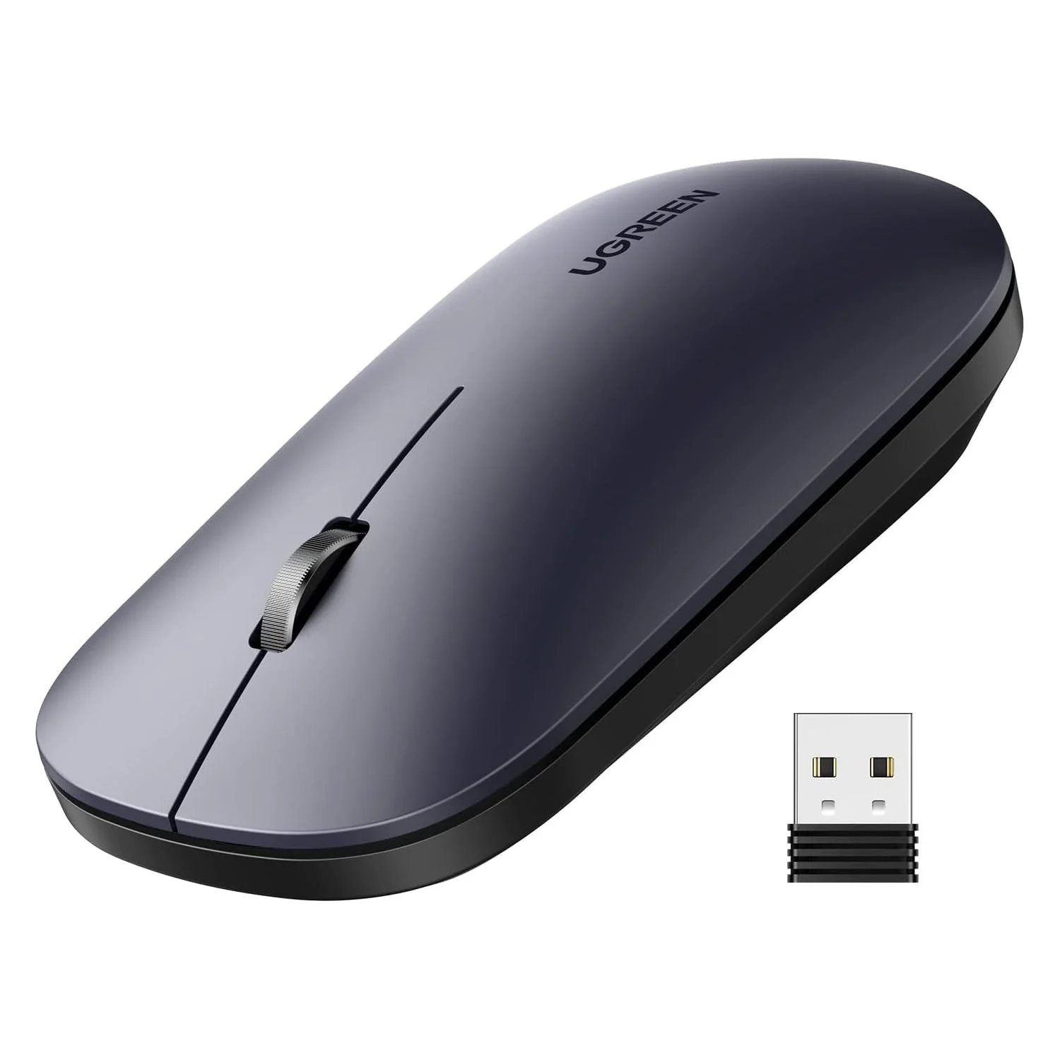 UGREEN MU001 Portable Wireless Mouse Black 90372