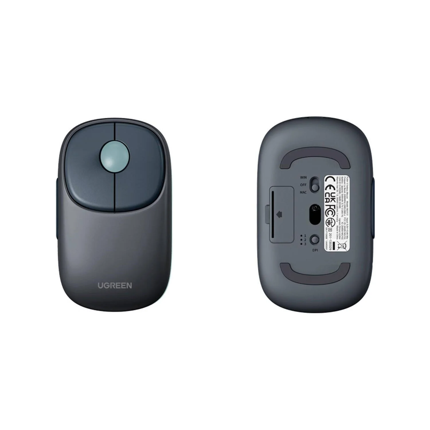 UGREEN MU102 FUN+ Wireless Mouse Blue 90538 - Image 2