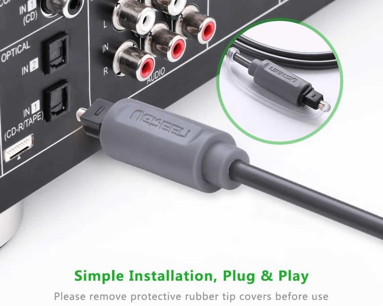 UGREEN Optical Digital Audio Cable - Image 4