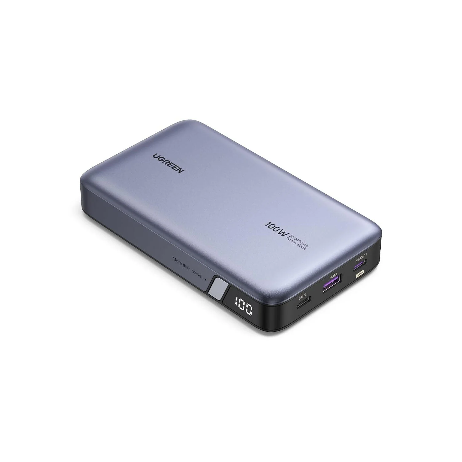 UGREEN PB720 20000 mAh Power Bank 100W Black - Image 2