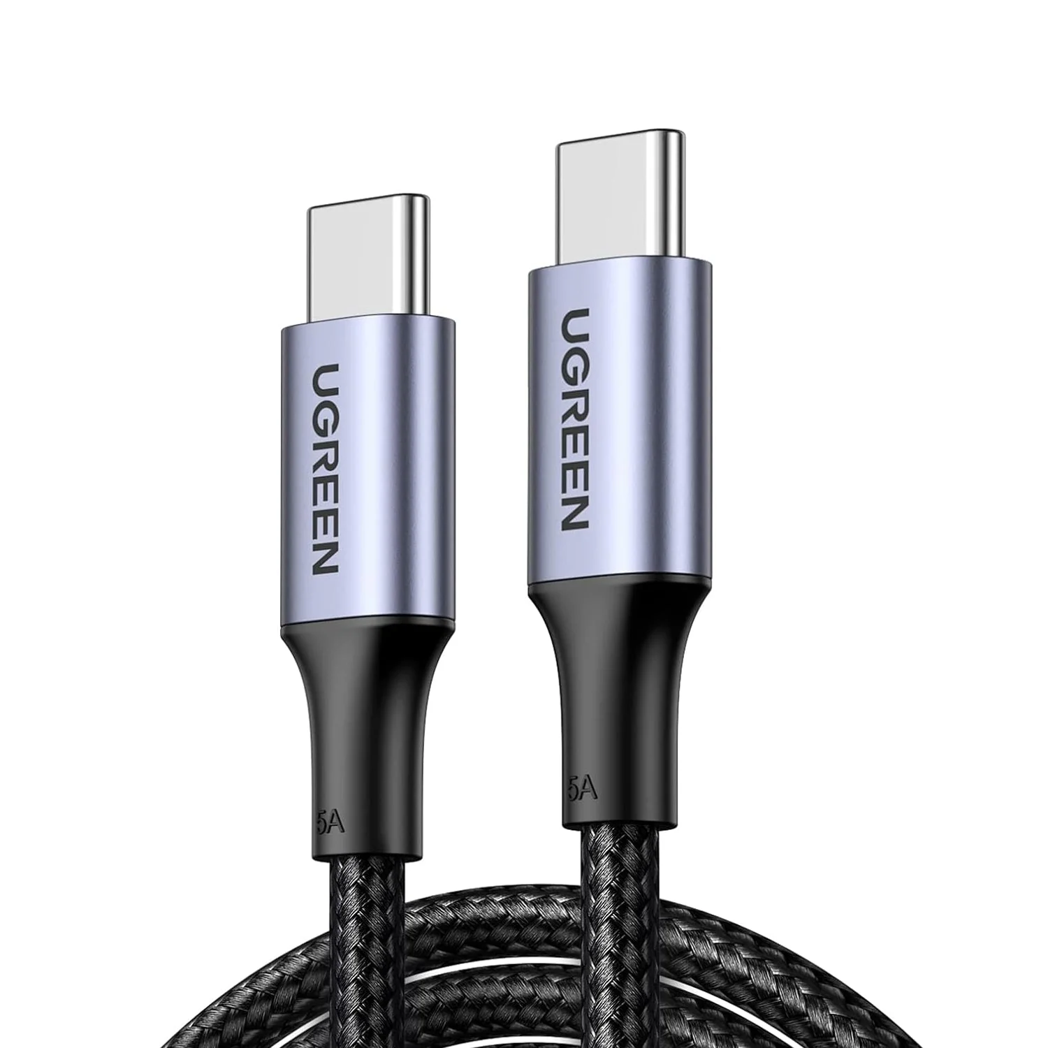 UGREEN Type C to C Braided Cable 2M Black
