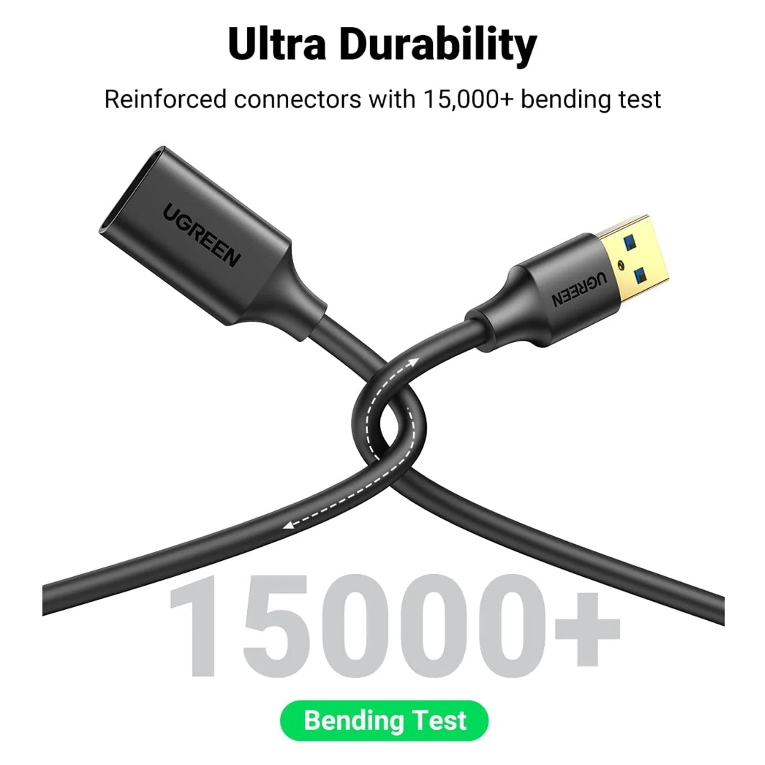UGREEN US129 USB A 3.0 Extension Cable 5M 90722 - Image 3
