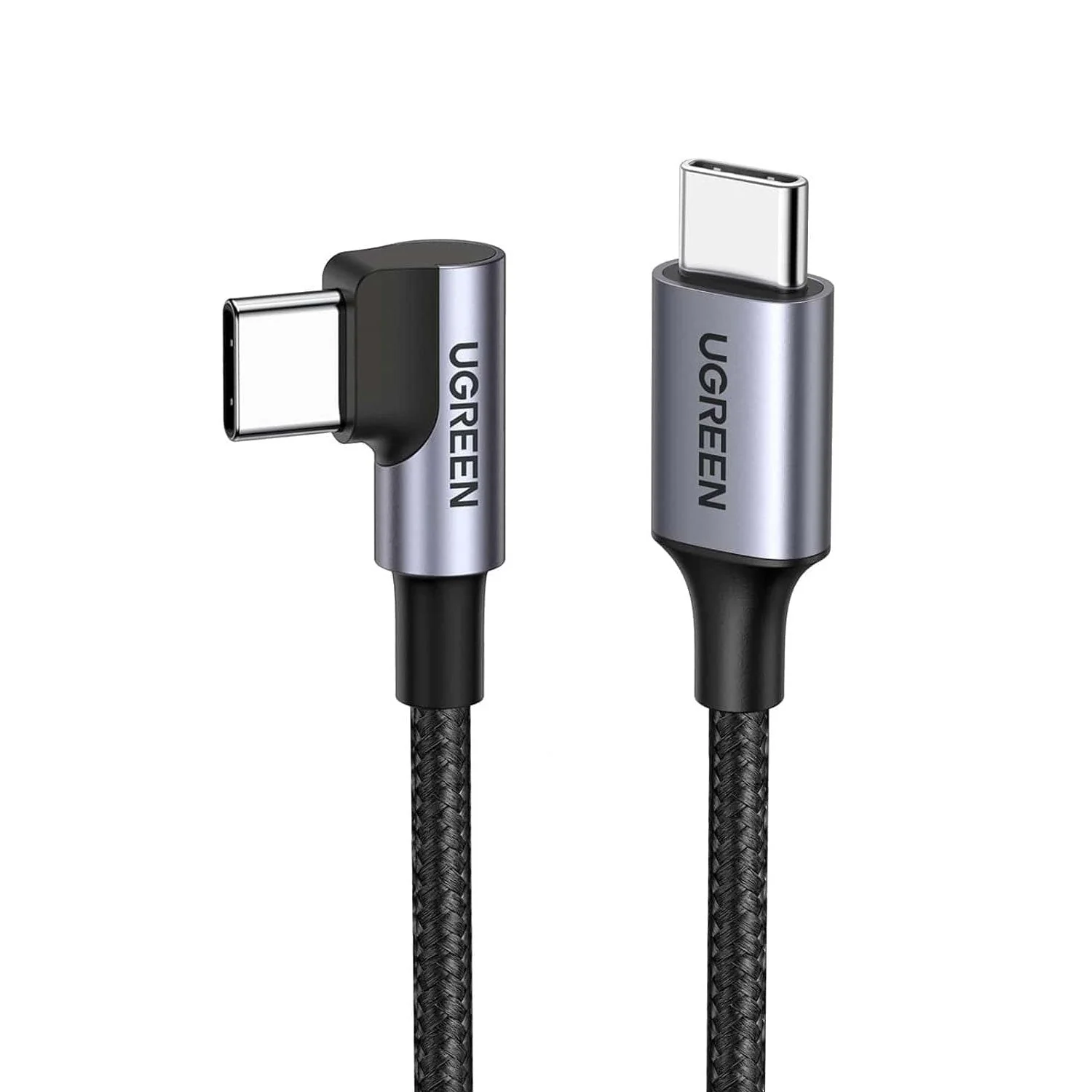 UGREEN US255 Type C to C 90 Degree Cable 60W 80714