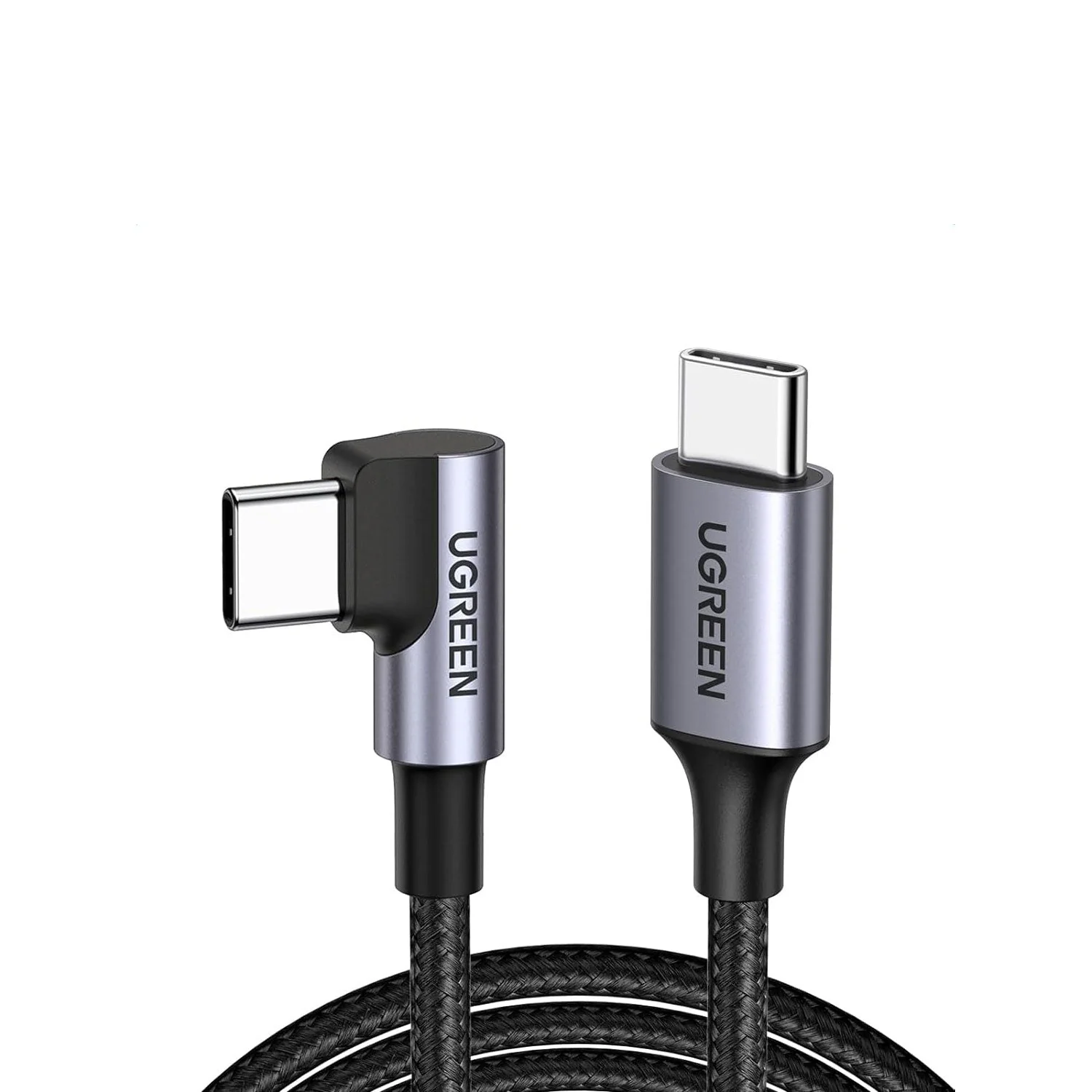 UGREEN US255 Type C to C L Shaped Cable 3A 50125
