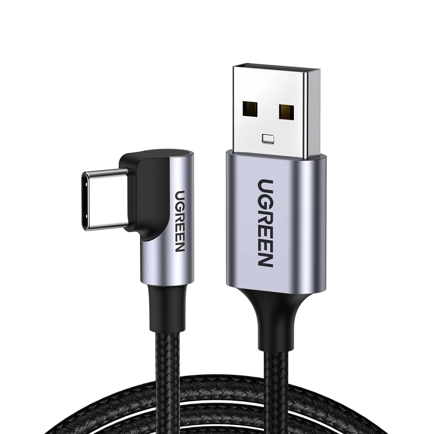 UGREEN US284 USB to Type C 90 Degree L Cable 1M