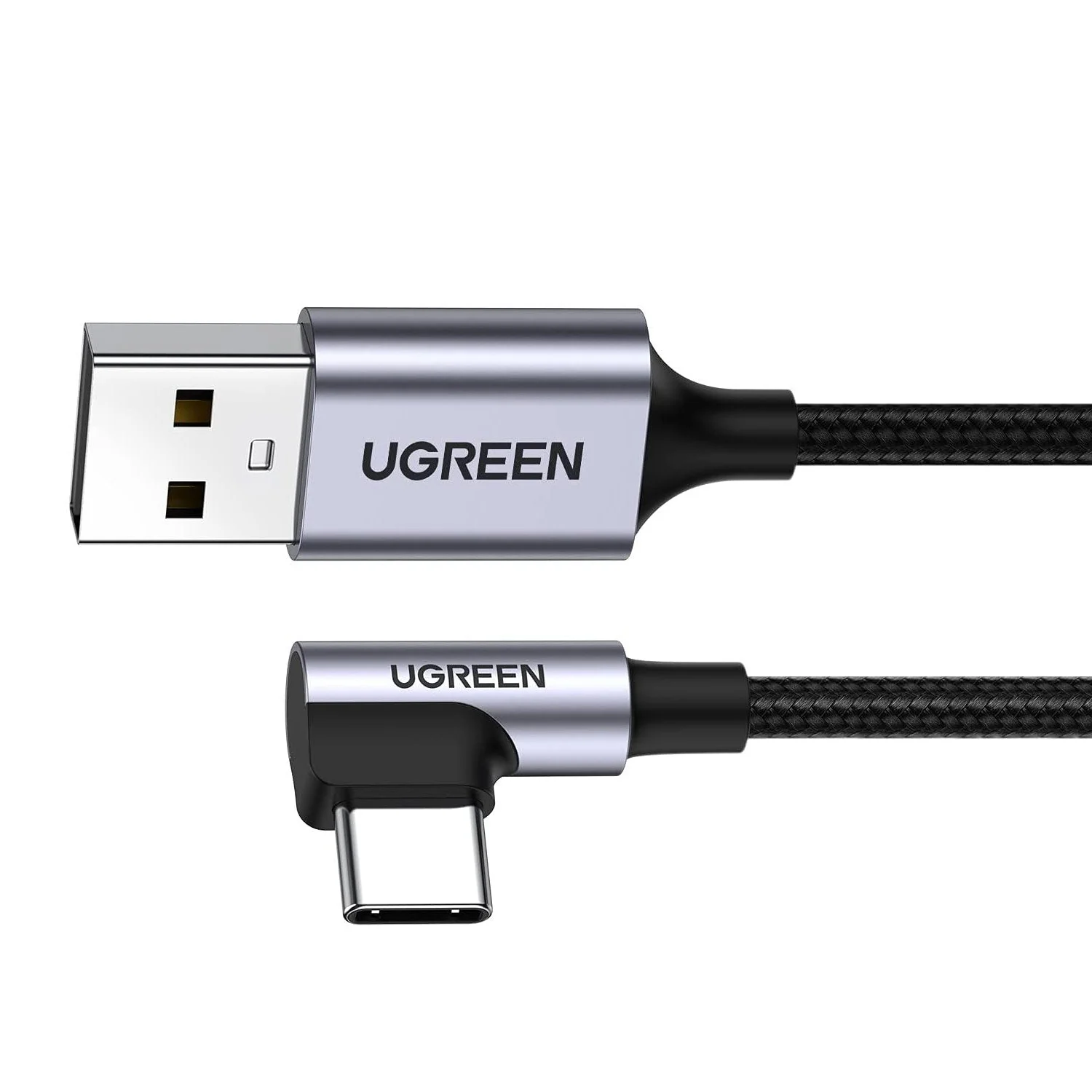 UGREEN US284 USB to Type C 90 Degree L Cable 1M - Image 2