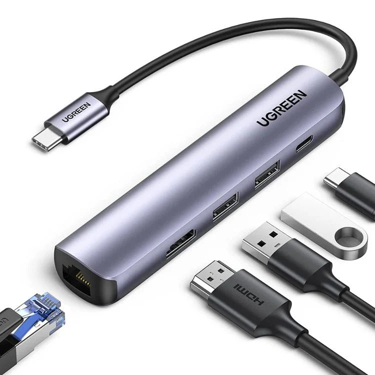 UGREEN USB C Multi Adapter 10919 ULTRA SLIM 5-IN-1 - Image 2