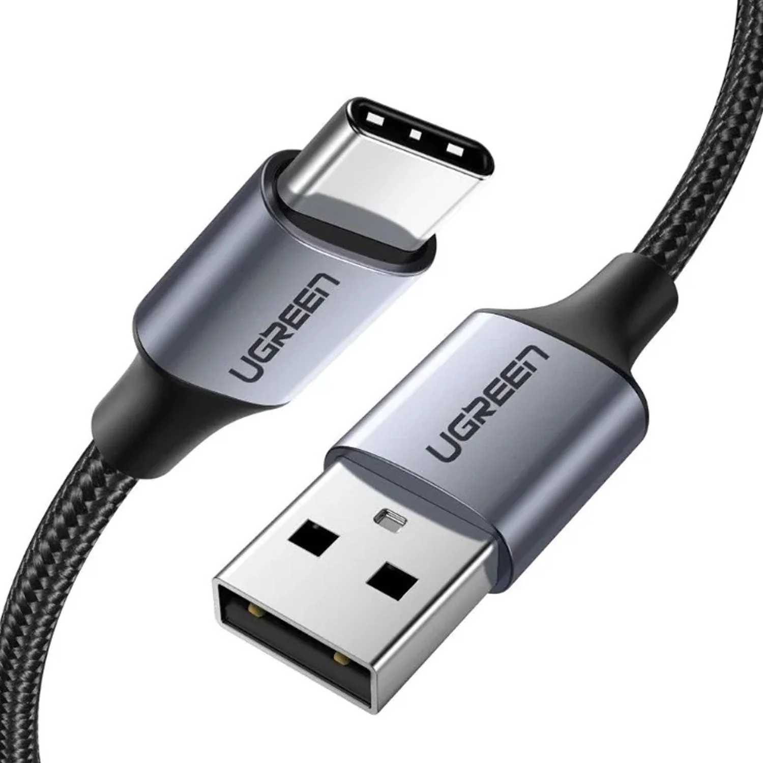 UGREEN USB to Type C Cable Braided 1M Black 60126