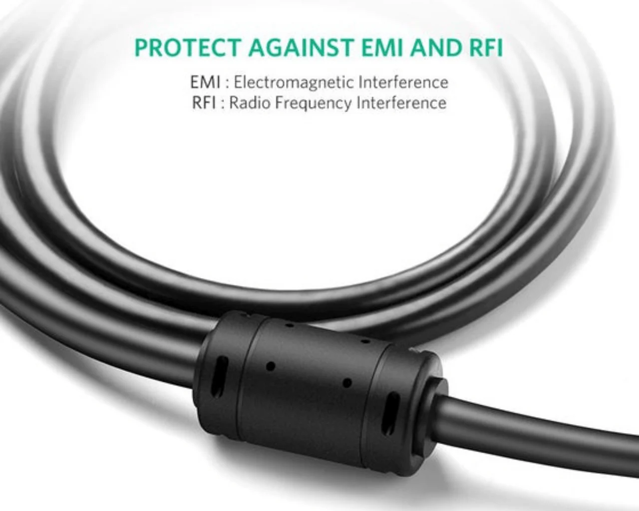 UGREEN VGA Cable 2M Black 11646 - Image 3