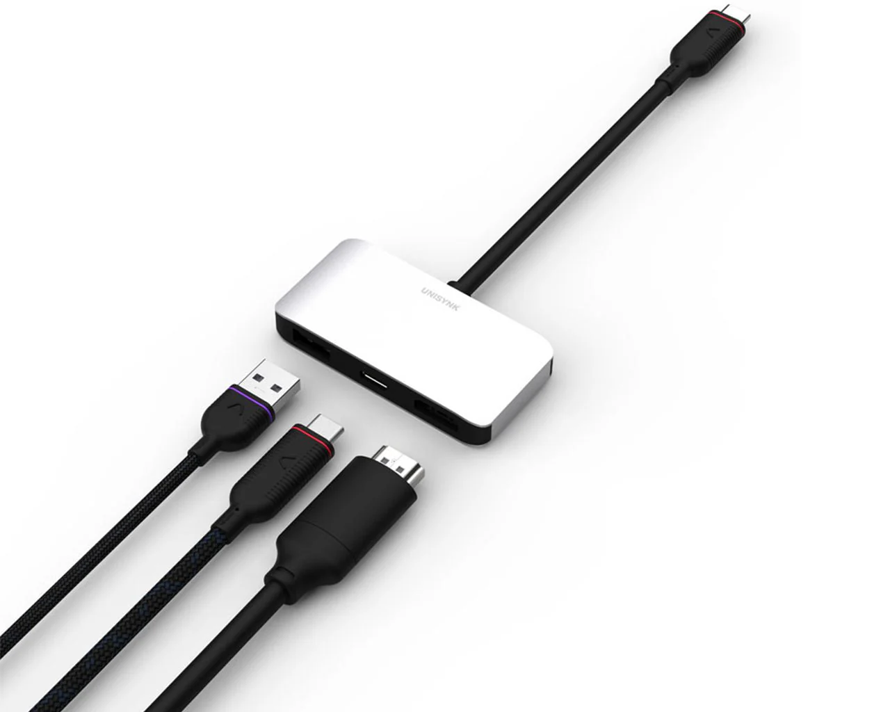 UNISYNK 3 Port USB-C Adapter Hub - Image 5