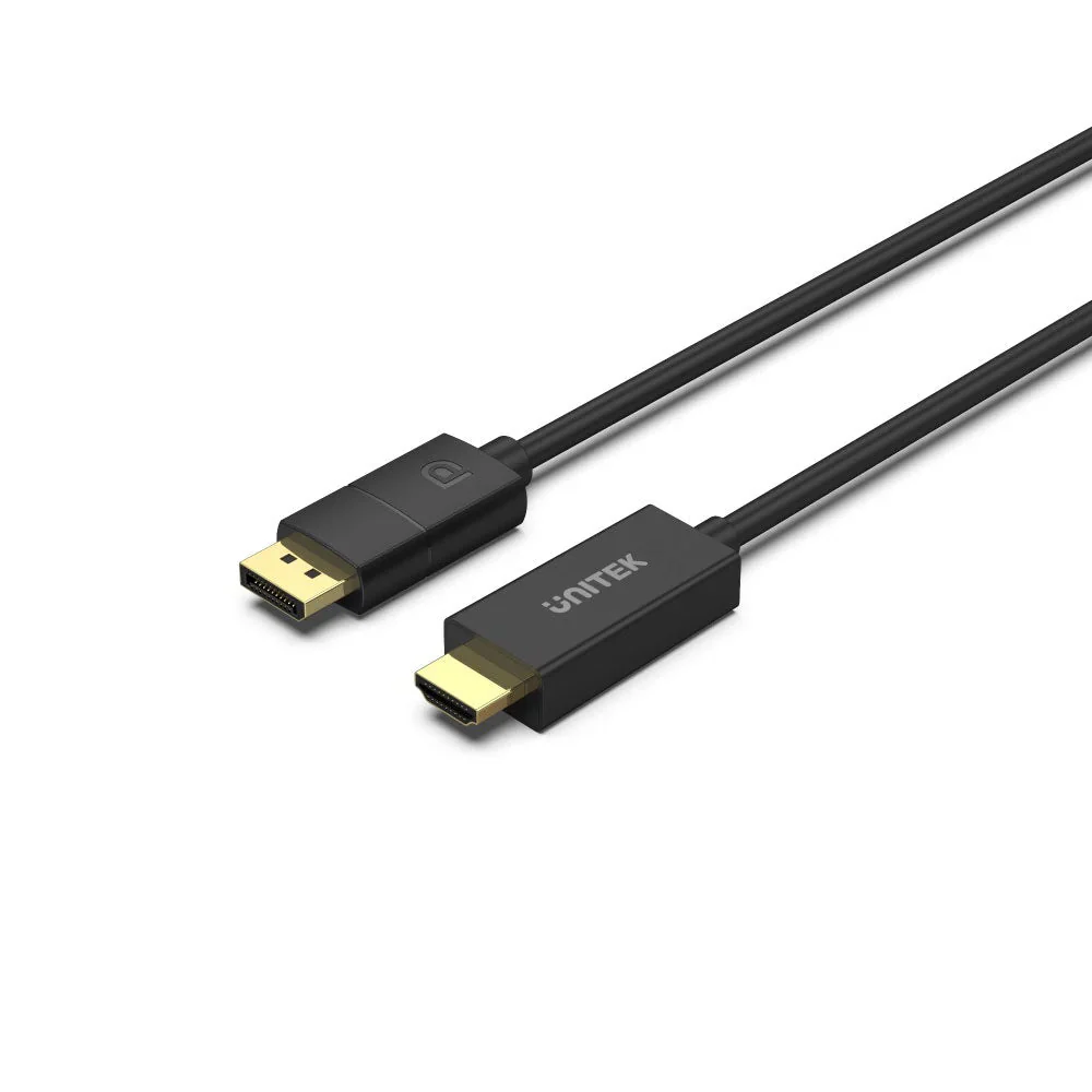 Unitek DisplayPort 1.2 to HDMI Cable 4K 1.8M