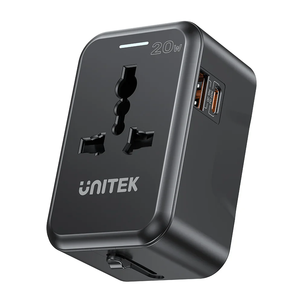 Unitek Universal Travel Adapter 20W