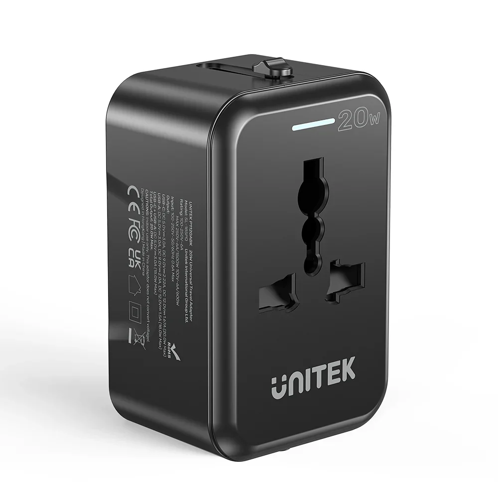 Unitek Universal Travel Adapter 20W - Image 3