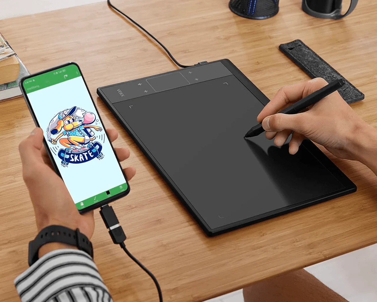 VEIKK A30 Graphics Pen Tablet 10 X 6 inch - Image 4