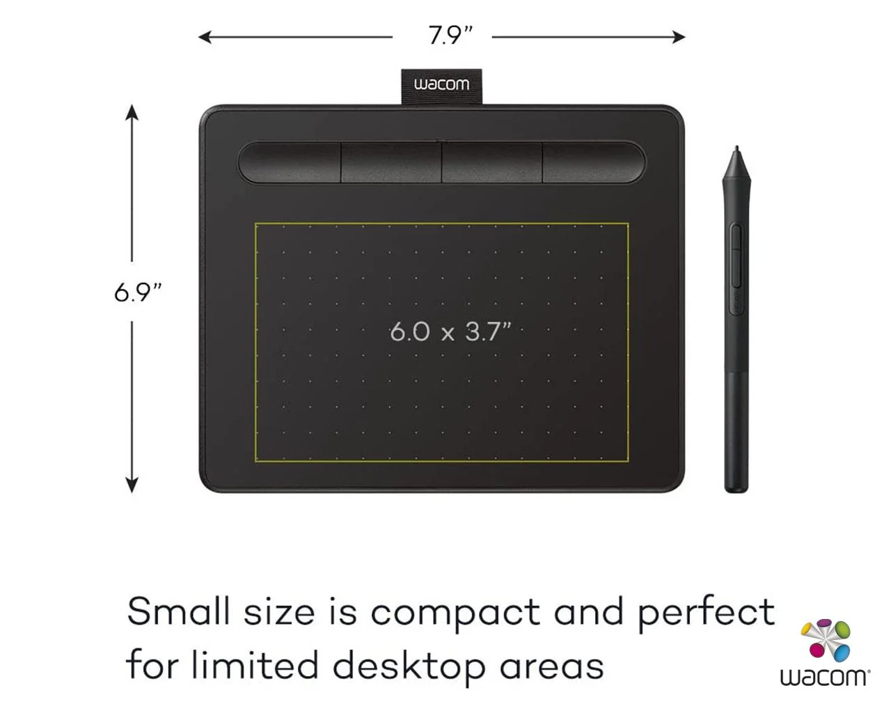 Wacom Intuos CTL-4100 Graphics Tablet 6 X 3.7 inch - Image 2