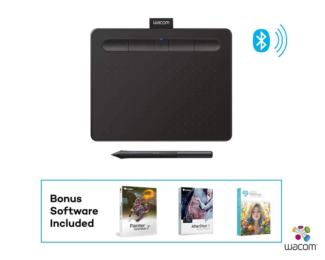 Wacom Intuos CTL-6100WL Graphics Tablet 8.5 X 5.3 inch - Image 3