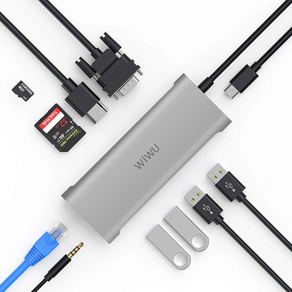 WiWU Alpha 11 in 1 Type C Hub - Image 3